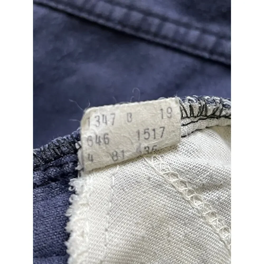 VTG 1980s Levi's 646 Flared Corduroy Trousers Navy Cotton 36W x‎ 31L
